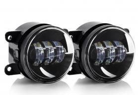 Противотуманные фары 2180 Веста/2190 Гранта FL/Niva Urban LED светодиодные 3 больших диода, 1 режим, корпус металл.