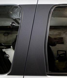 Наклейки на наружние стойки 21999 Ларгус CROSS, Черные/Матовые. Оригинал.