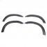 Арки наружние ВАЗ-2108 гладкие, под пороги без подъема, АБС пластик.х