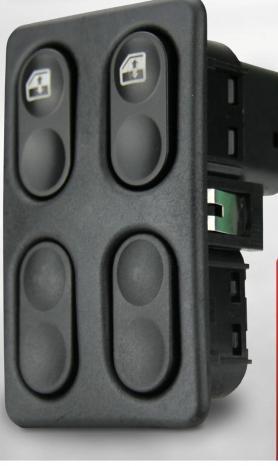 Блок-выключатель электростеклоподъемника на 2 клавиши ВАЗ-2110, 2112 АВАР 181.3763.