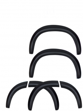 Арки декоративные, Наружние, Круглые, Широкие, старого образца 2123 Niva Chevrolet, №16 АКС, АБС тюнинг.