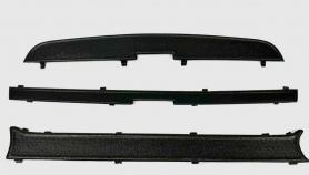 Вставка в решетку радиатора Зимняя, верхняя и нижняя 2123 Niva Chevrolet Bertone нового образца, АБС пластик.