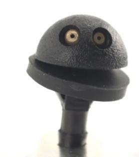 Жиклер, форсунка омывателя Передняя, 2-х струйная, на защелке 2123-5208060. УНИП Сервис.