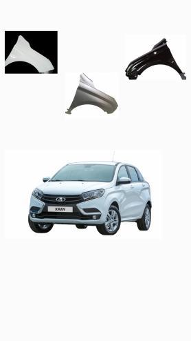 Крылья Передние в цвет авто, АБС пластик LADA X-RAY. г. Тольятти