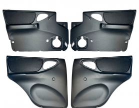 Обивка дверей, Кожзам вставки Черные 2123-Niva Chevrolet, Bertone, Travel. Оригинал.