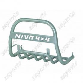 Кенгурятник-защита переднего бампера 4x4  А-005 (d-51) светлый. Niva 4x4 21213, 21214, 2131.